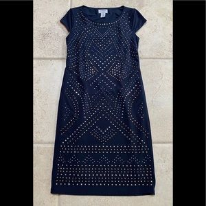 Carmen Marc Volvo Dress Navy Blue Bodycon XS